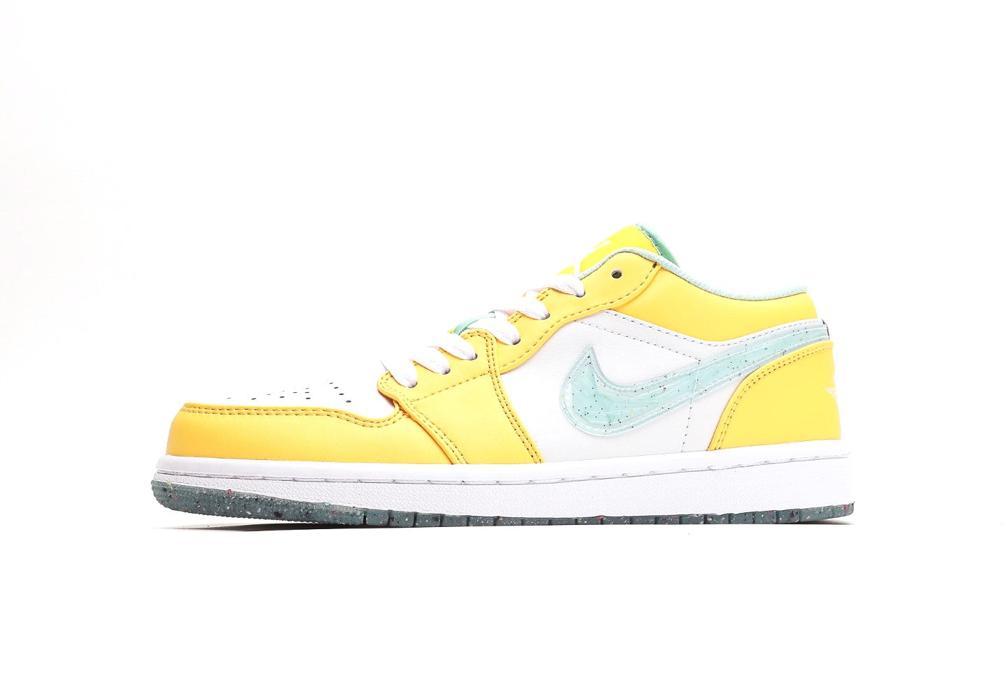 Air Jordan 1 Low Yellow White Grind