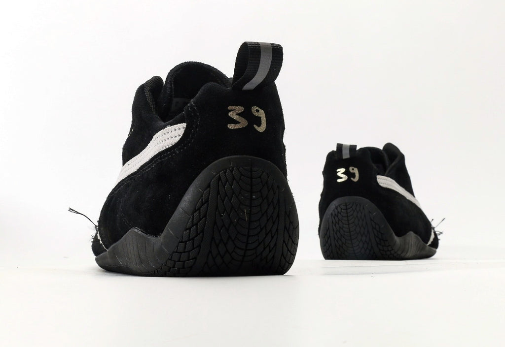 Balenciaga x Puma Speedcat Suede Distressed Black White