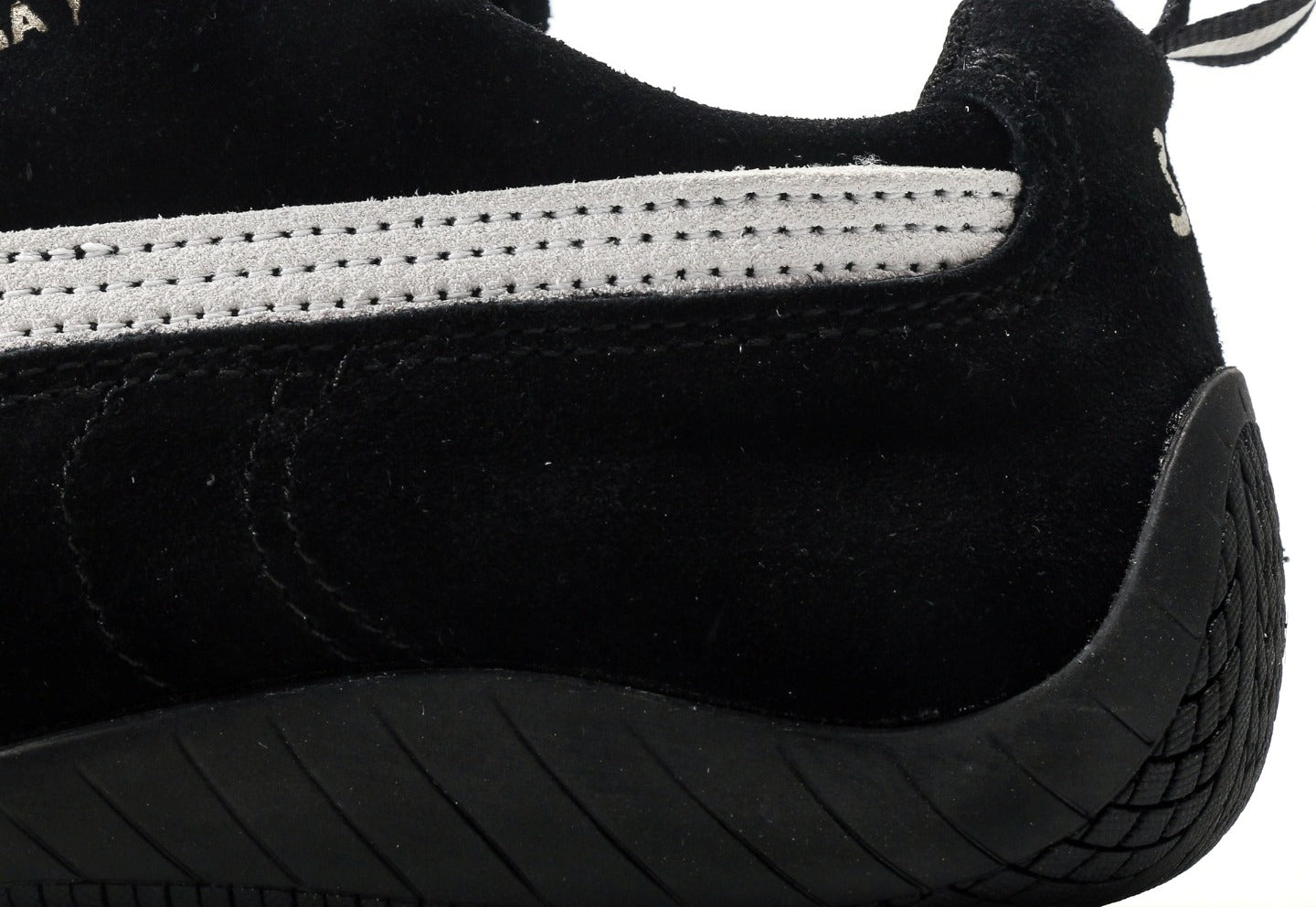 Balenciaga x Puma Speedcat Suede Distressed Black White
