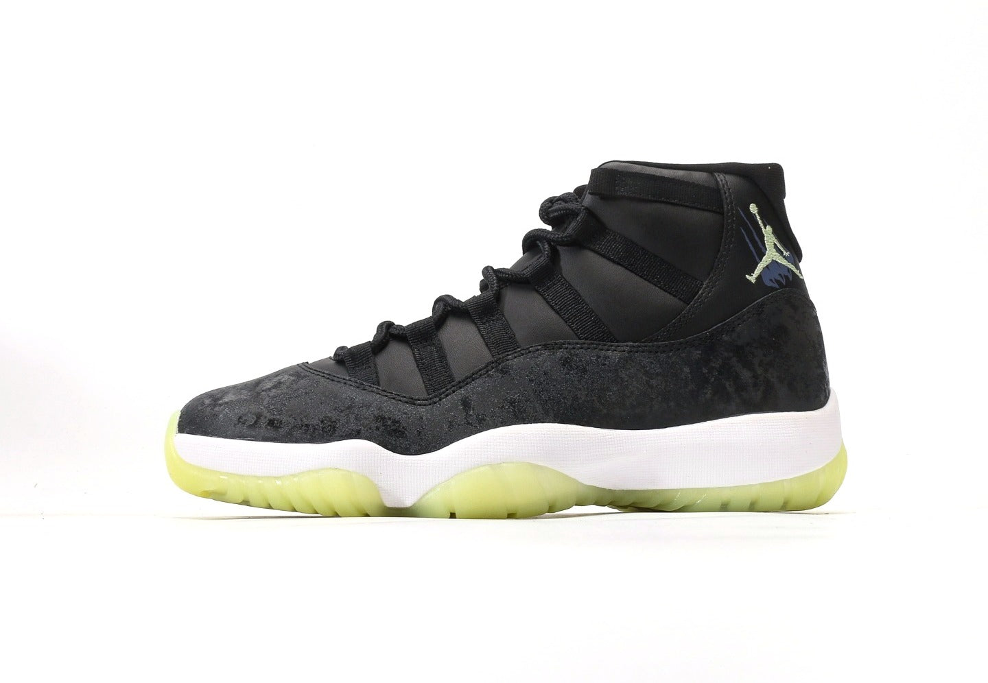Air Jordan 11 GS Black Barely Volt [PK GOD]