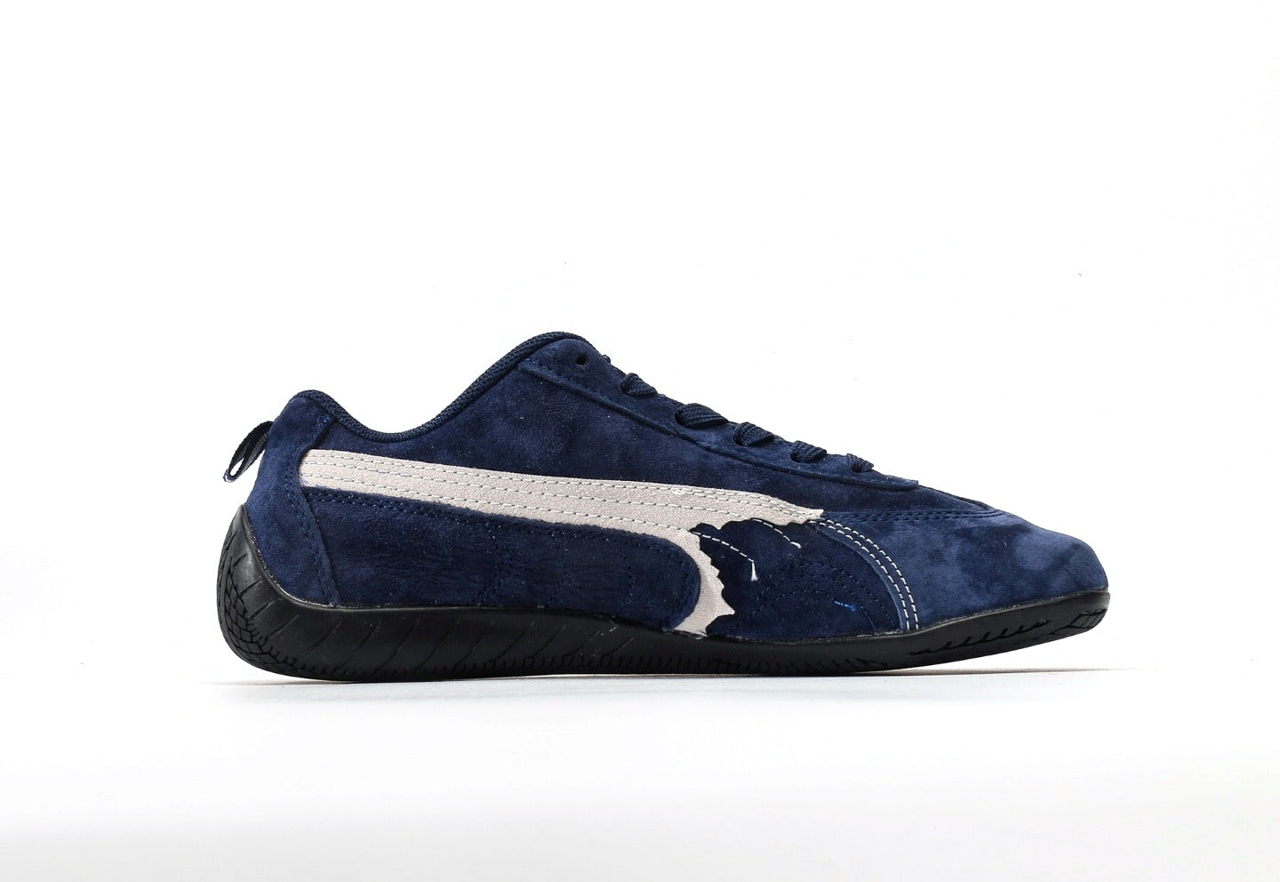 Balenciaga x Puma Speedcat Suede Distressed Dark Blue