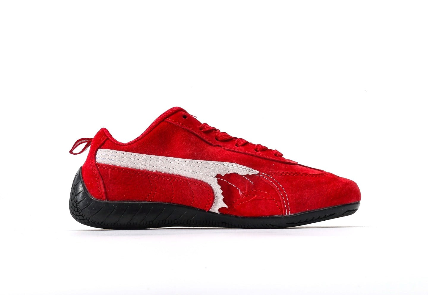Balenciaga x Puma Speedcat Suede Distressed Red White