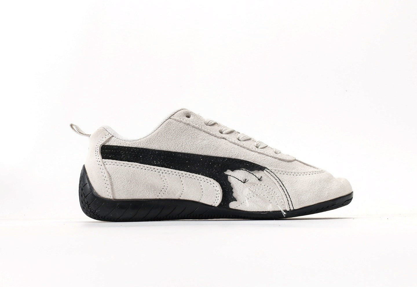 Balenciaga x Puma Speedcat Suede Distressed White