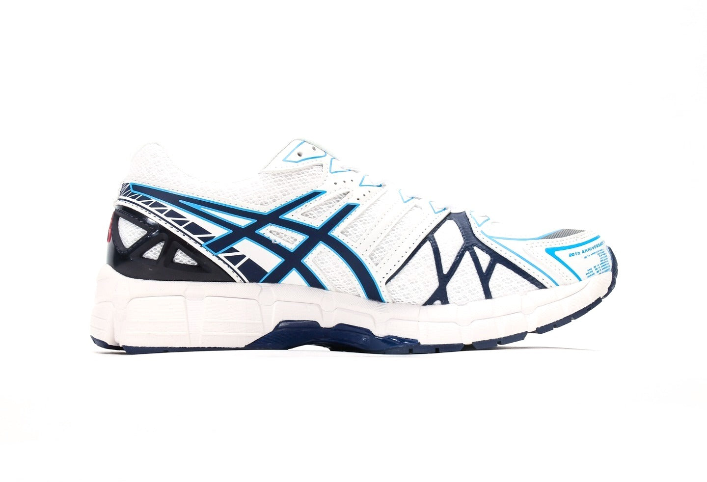 ASICS Gel-Kayano 20 Cream Blue Red