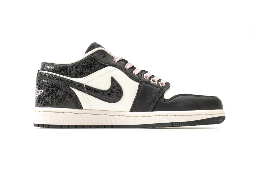 Air Jordan 1 Low SE "Black Iced Carmine Iron Grey"