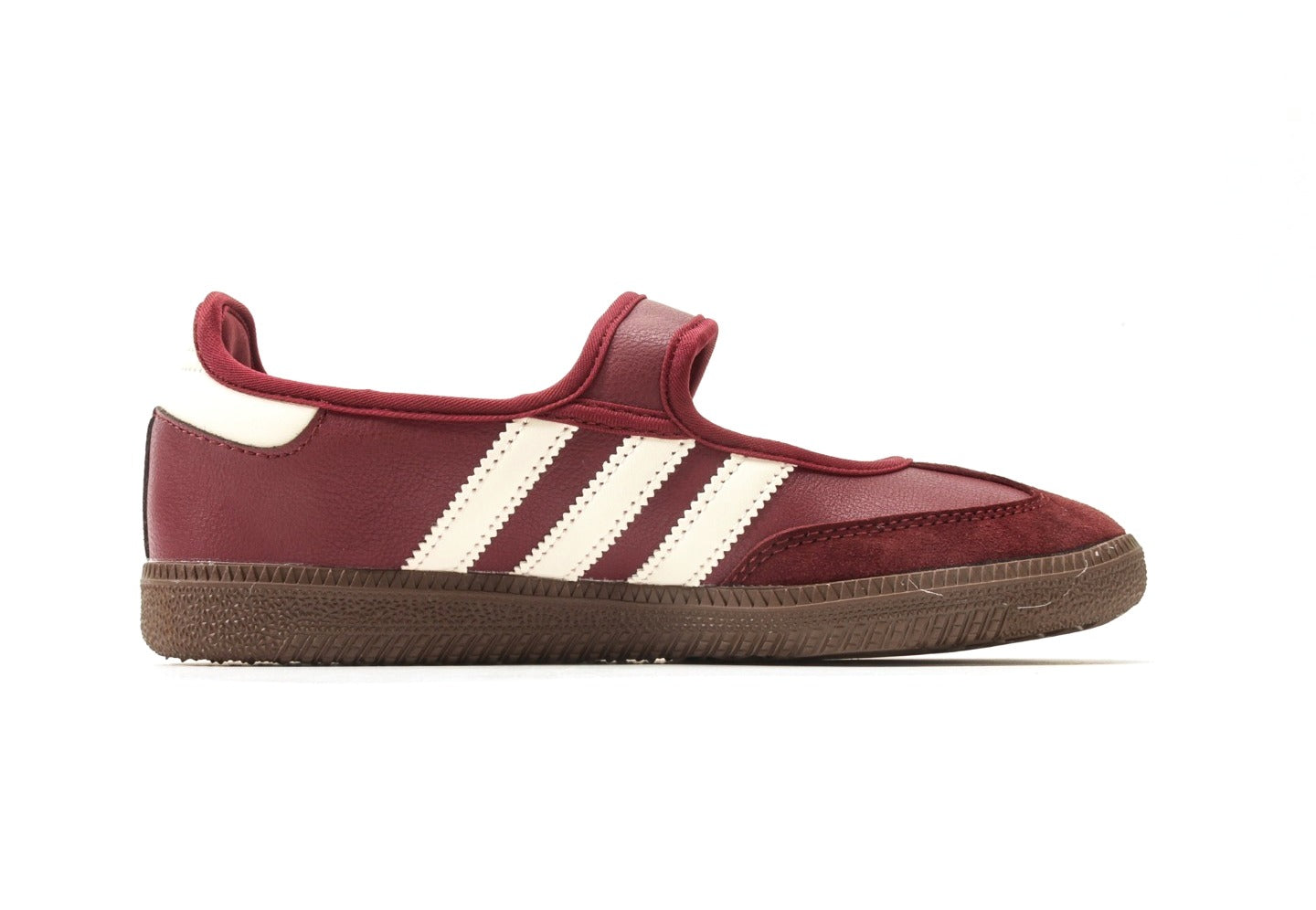 Samba Jane Maroon Cream White Gold