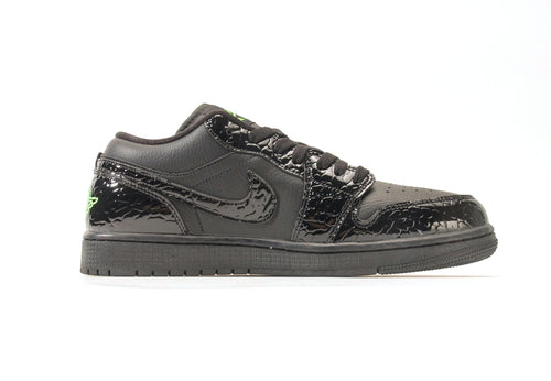 Air Jordan 1 Low Black Scream Green