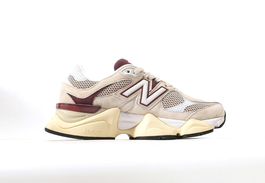 New Balance 9060 Linen Burgundy
