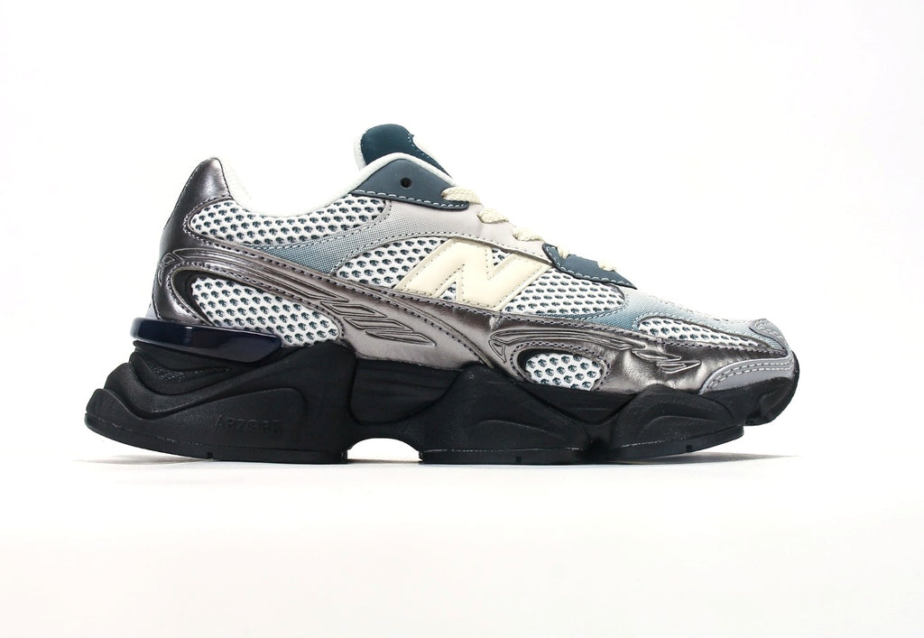 New Balance 9060 in Metallic Silver Black