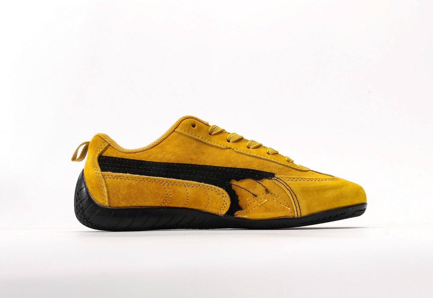 Balenciaga x Puma Speedcat Suede Distressed Yellow
