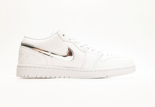 Air Jordan 1 Low SE White Metallic Silver