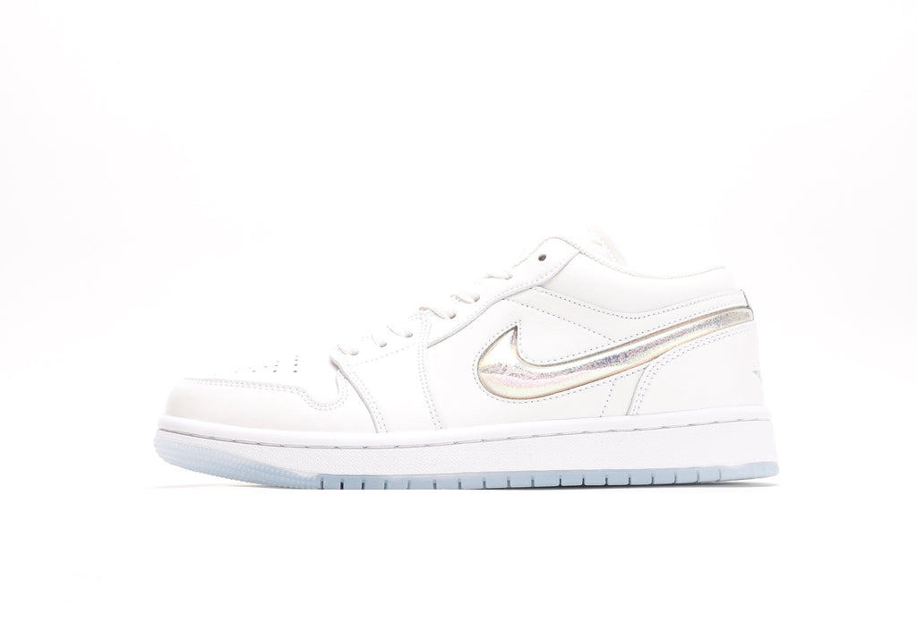 Air Jordan 1 Low GS Glitter Swoosh