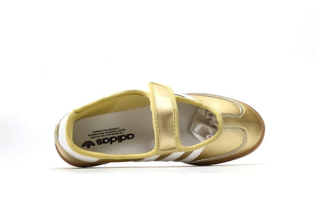Samba Jane Gold Metallic White