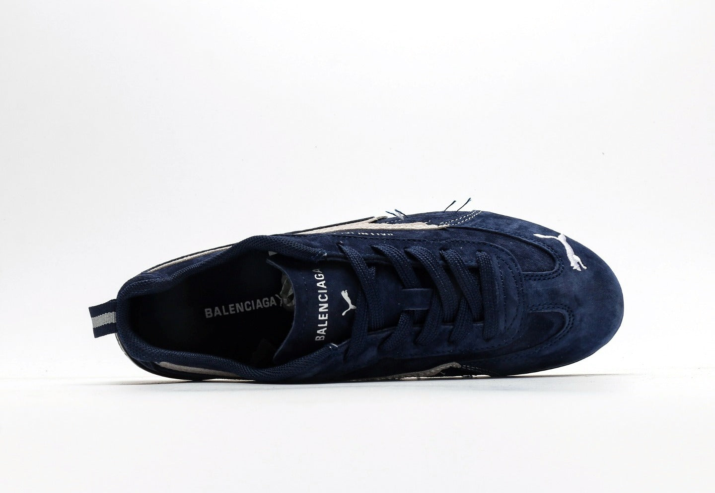 Balenciaga x Puma Speedcat Suede Distressed Dark Blue
