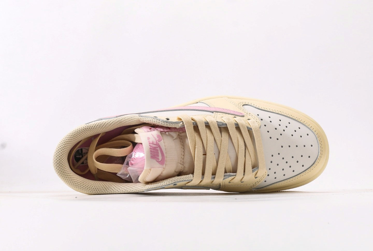 Travis Scott x Jordan 1 Retro Low OG "Muslin Pink" [PK GOD]