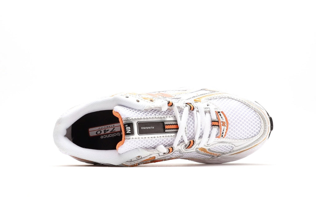 New Balance 740 Orange Blanche