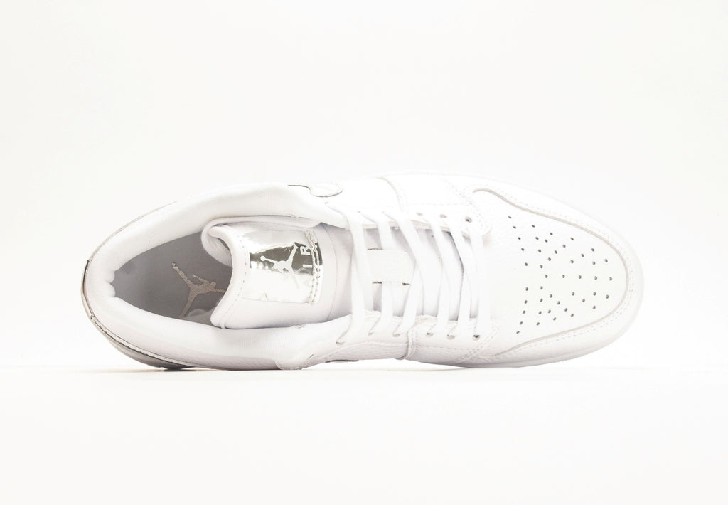 Air Jordan 1 Low SE White Metallic Silver