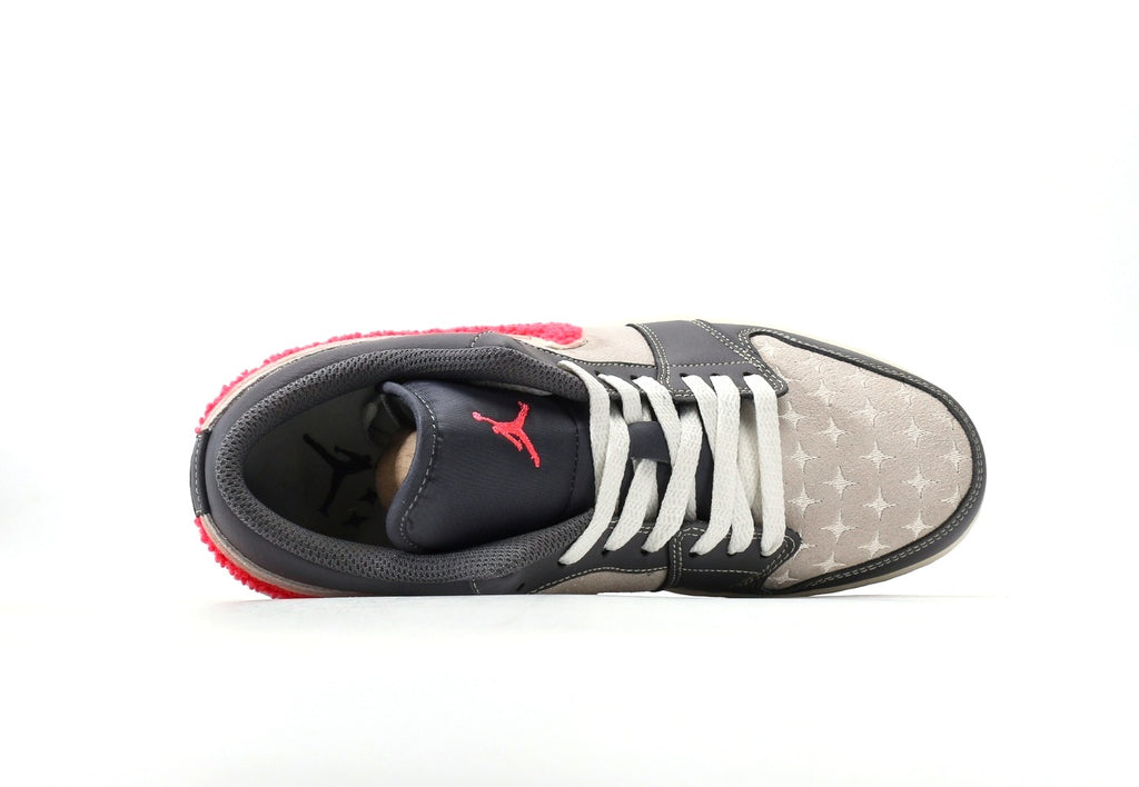 Air Jordan 1 Low Light Graphite Hot Punch
