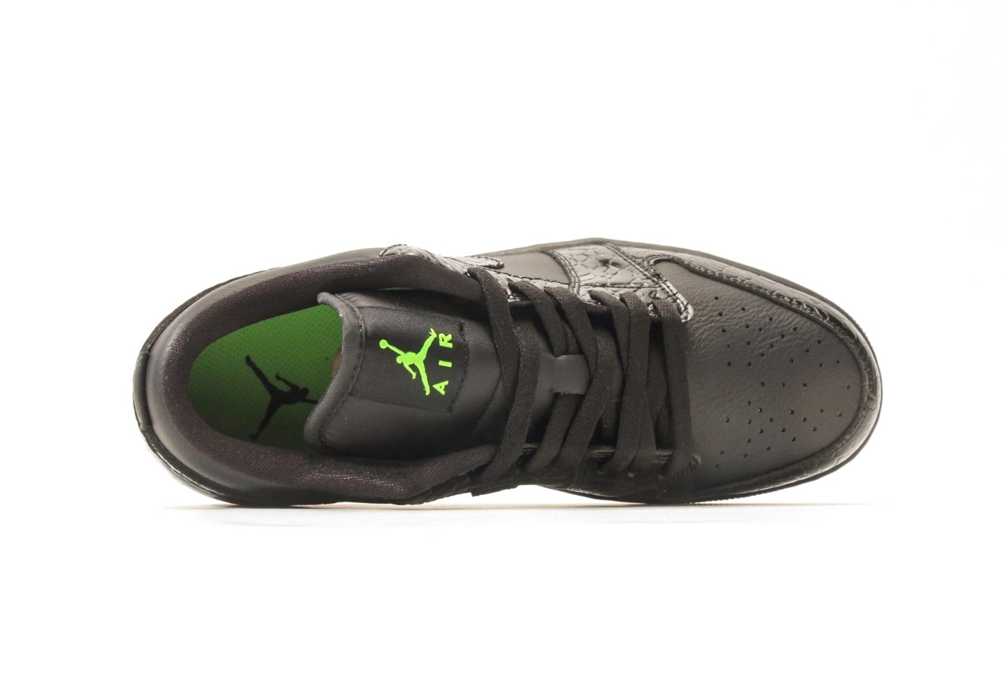 Air Jordan 1 Low Black Scream Green