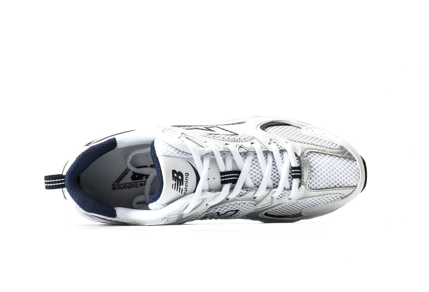New Balance 530 White Silver Navy