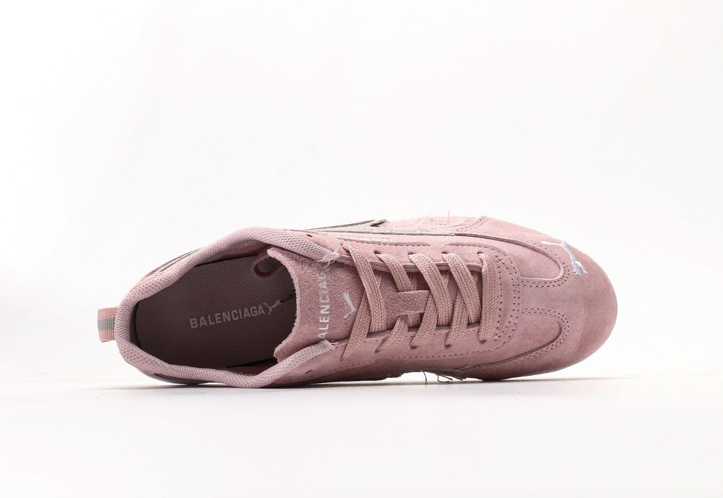 Balenciaga x Puma Speedcat Suede Distressed Pink White
