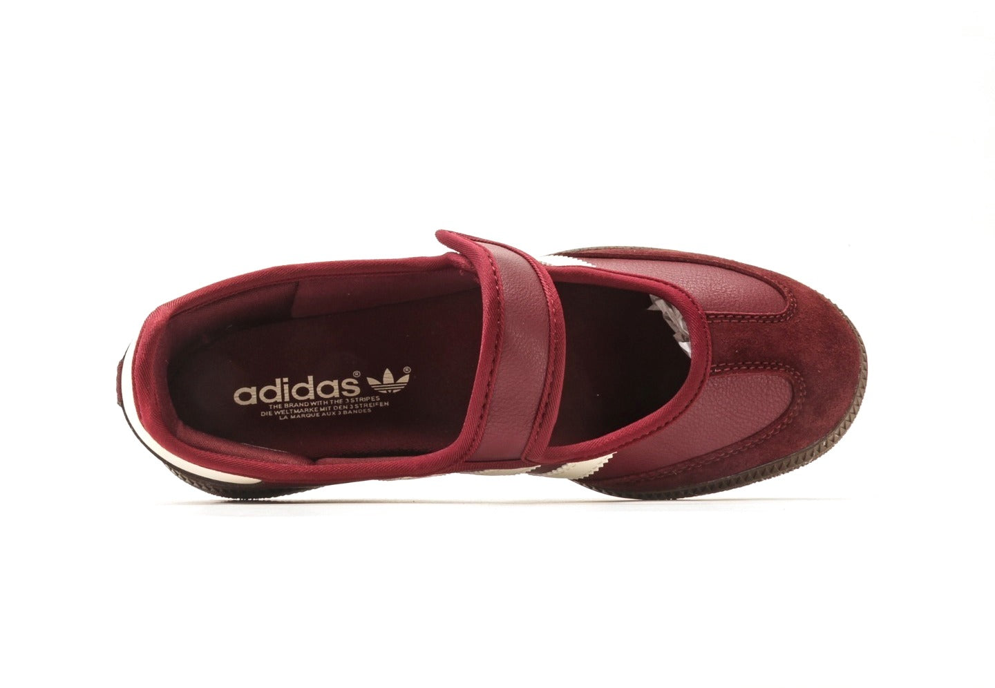 Samba Jane Maroon Cream White Gold