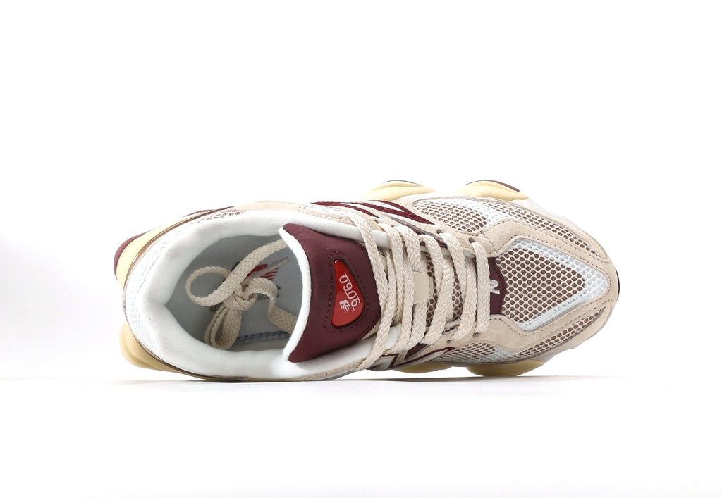 New Balance 9060 Linen Burgundy