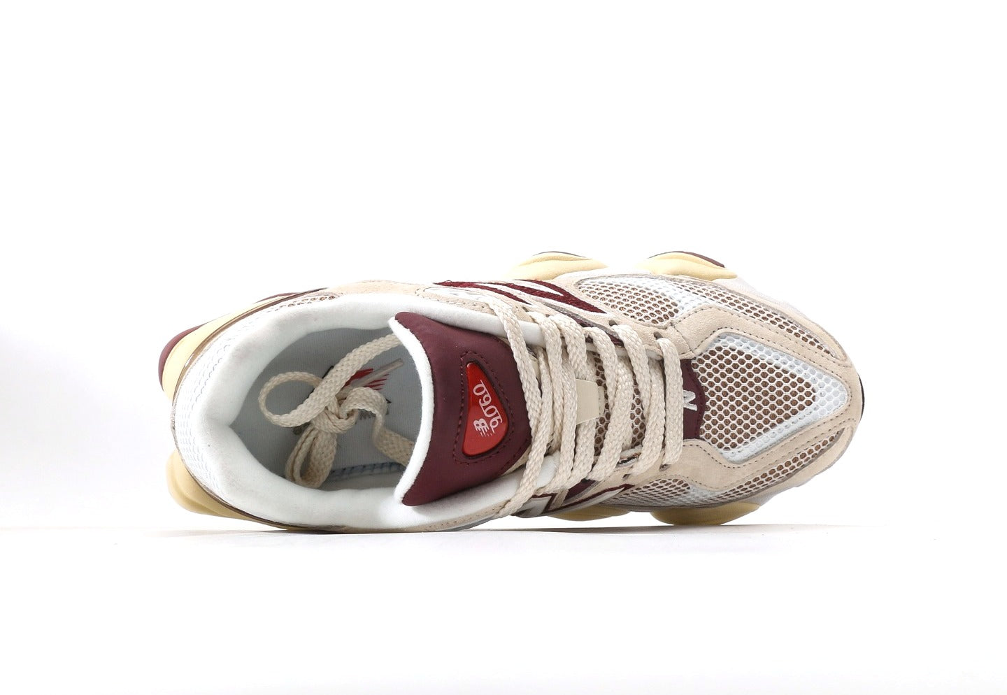 New Balance 9060 Linen Burgundy