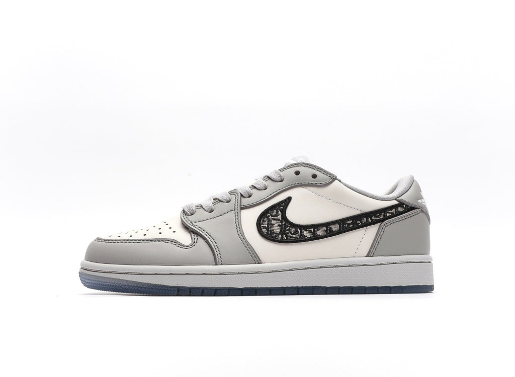 Dior x Air Jordan 1 Low "Wolf Grey" [PK GOD]
