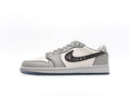 Dior x Air Jordan 1 Low "Wolf Grey" [PK GOD]