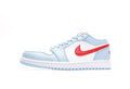 Air Jordan 1 Low 'Blue Whisper Dune Red'