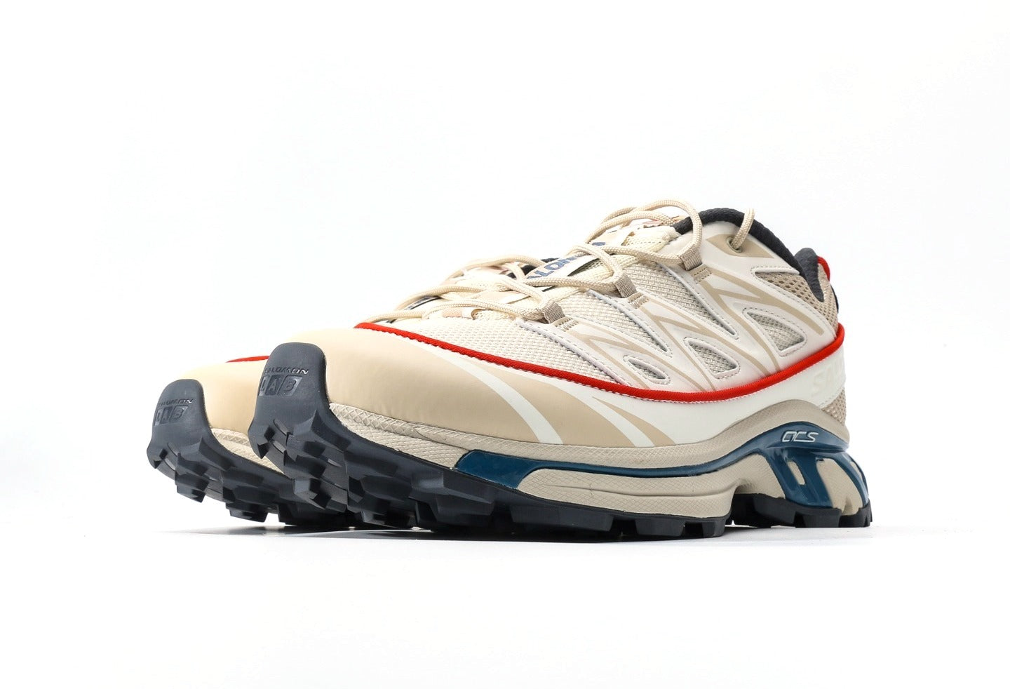 Salomon XT-6 Expanse "Almond Milk/Aegean Blue"