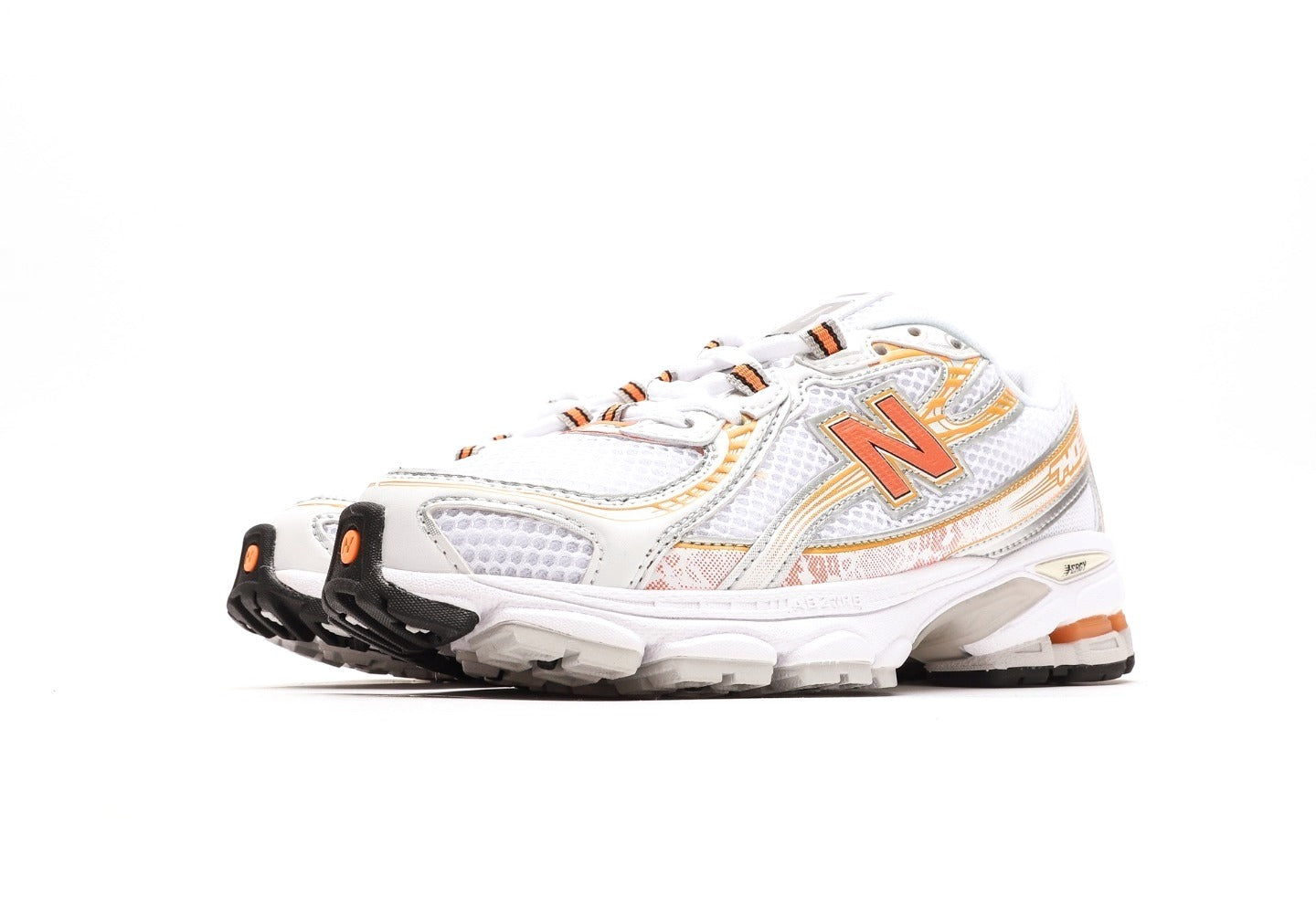 New Balance 740 Orange Blanche