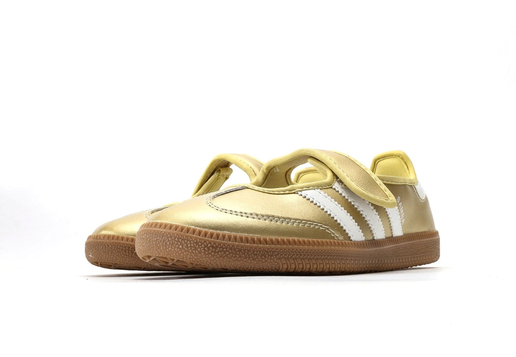 Samba Jane Gold Metallic White