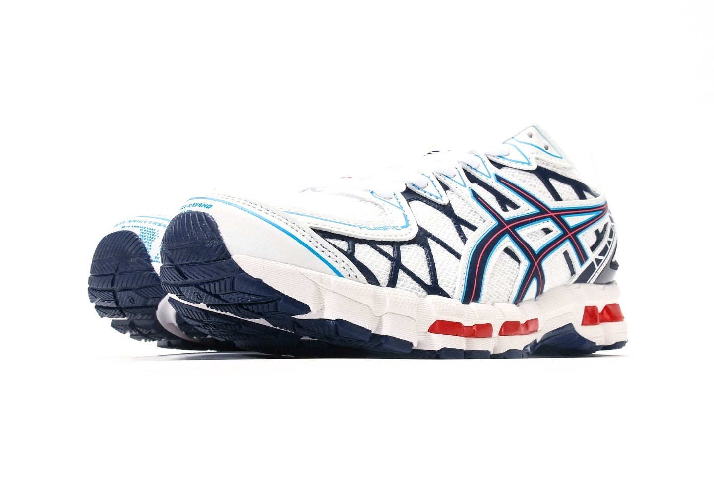 ASICS Gel-Kayano 20 Cream Blue Red