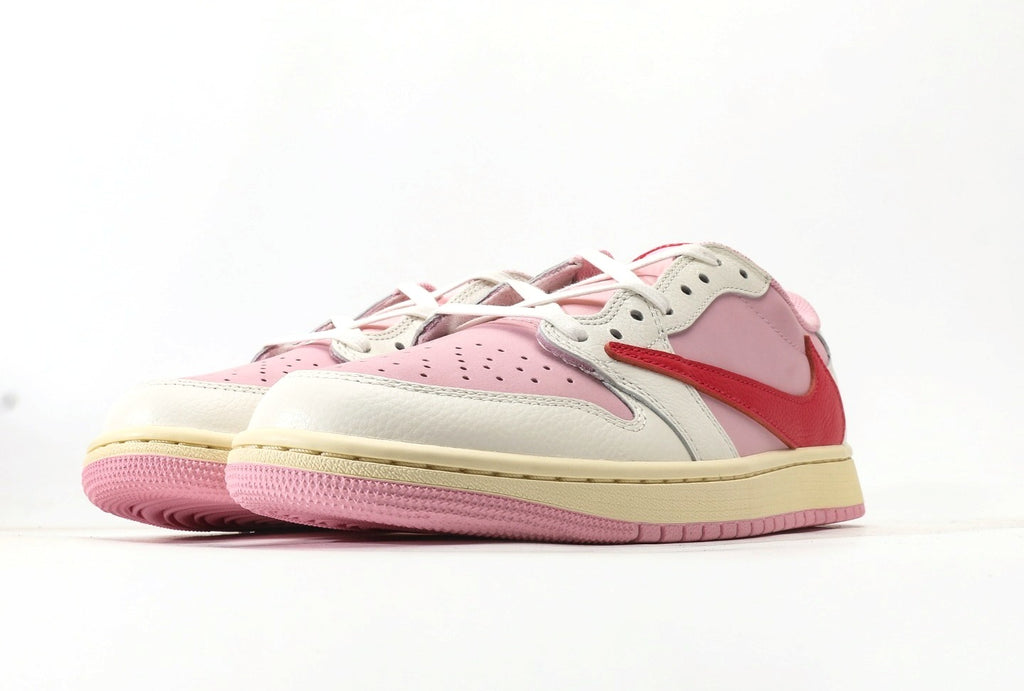 Travis Scott x Air Jordan 1 Low OG Shy Pink [PK GOD]