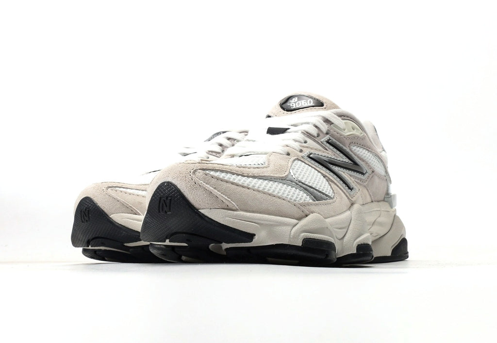 New Balance 9060 White Black Metallic Silver