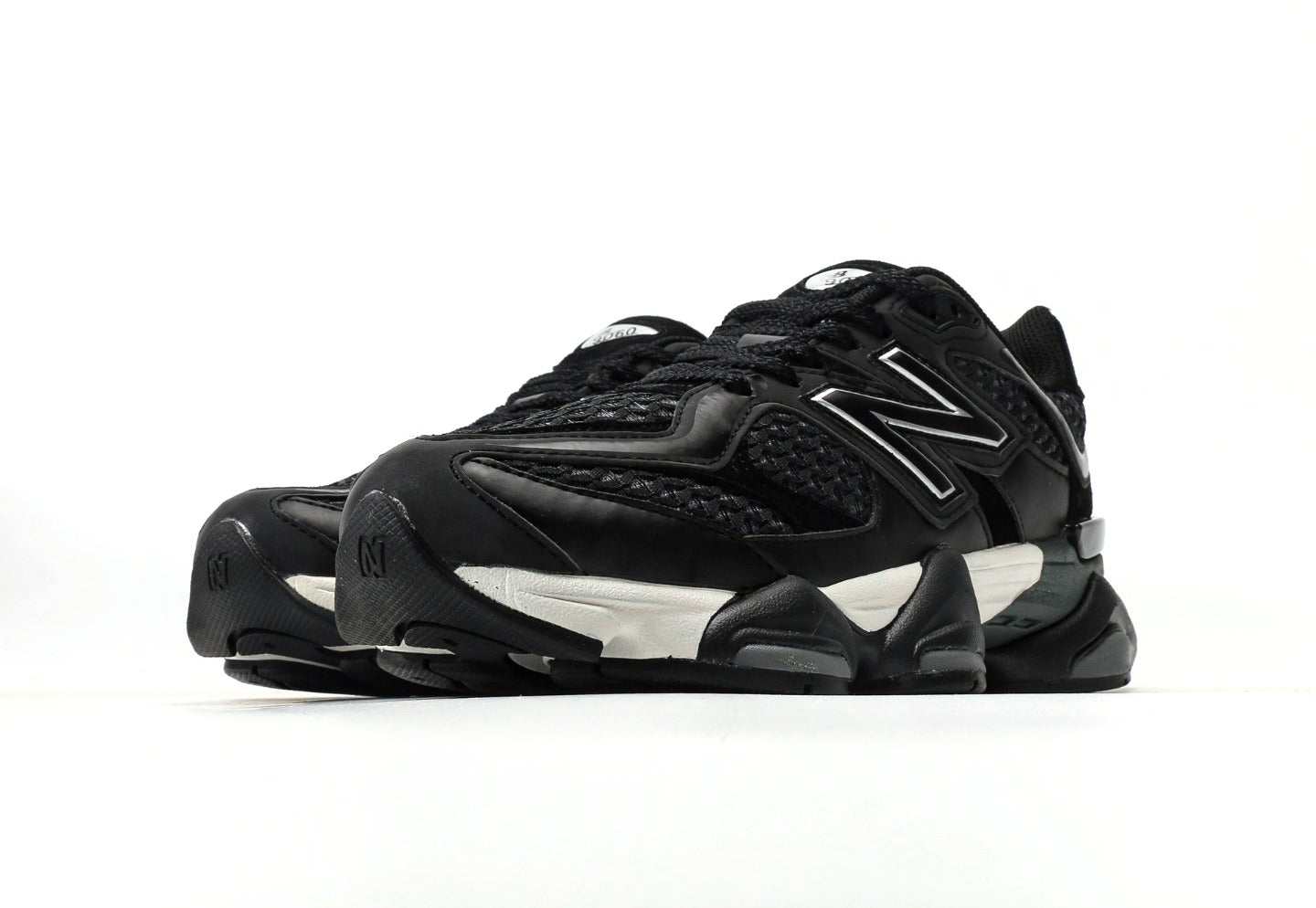 New Balance 9060 Shoe Palace Black Silver