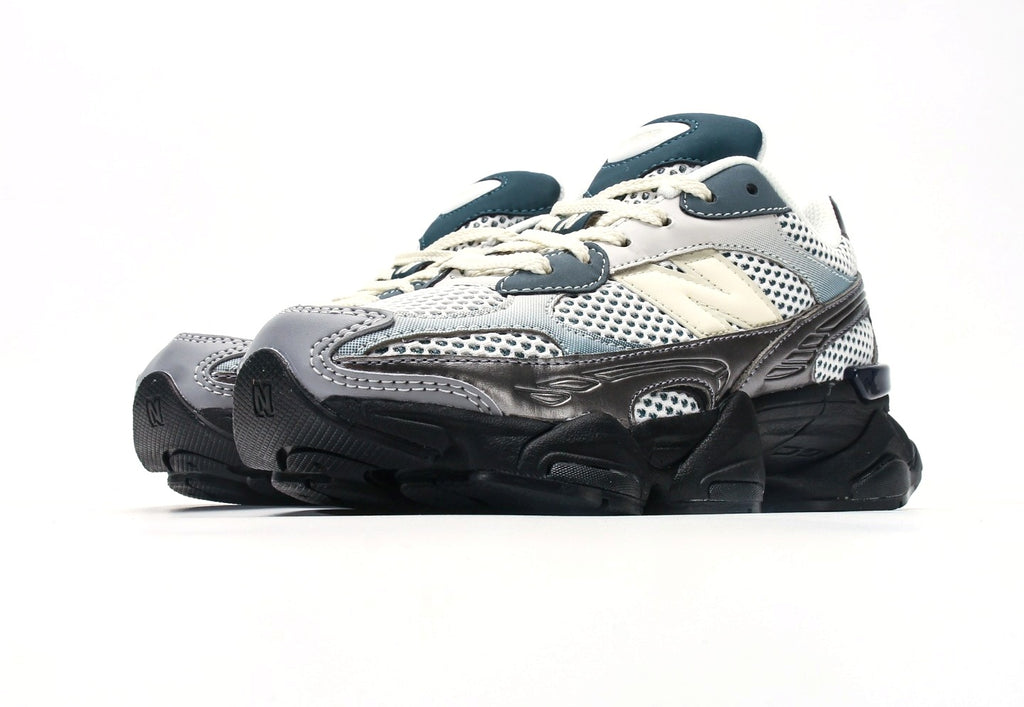 New Balance 9060 in Metallic Silver Black