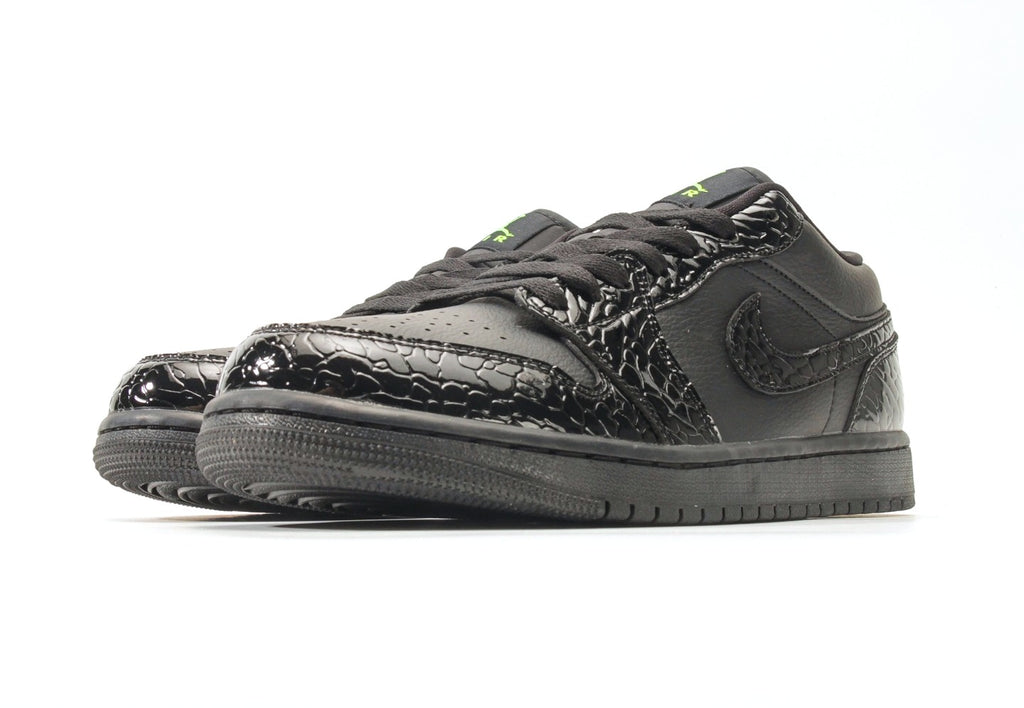 Air Jordan 1 Low Black Scream Green