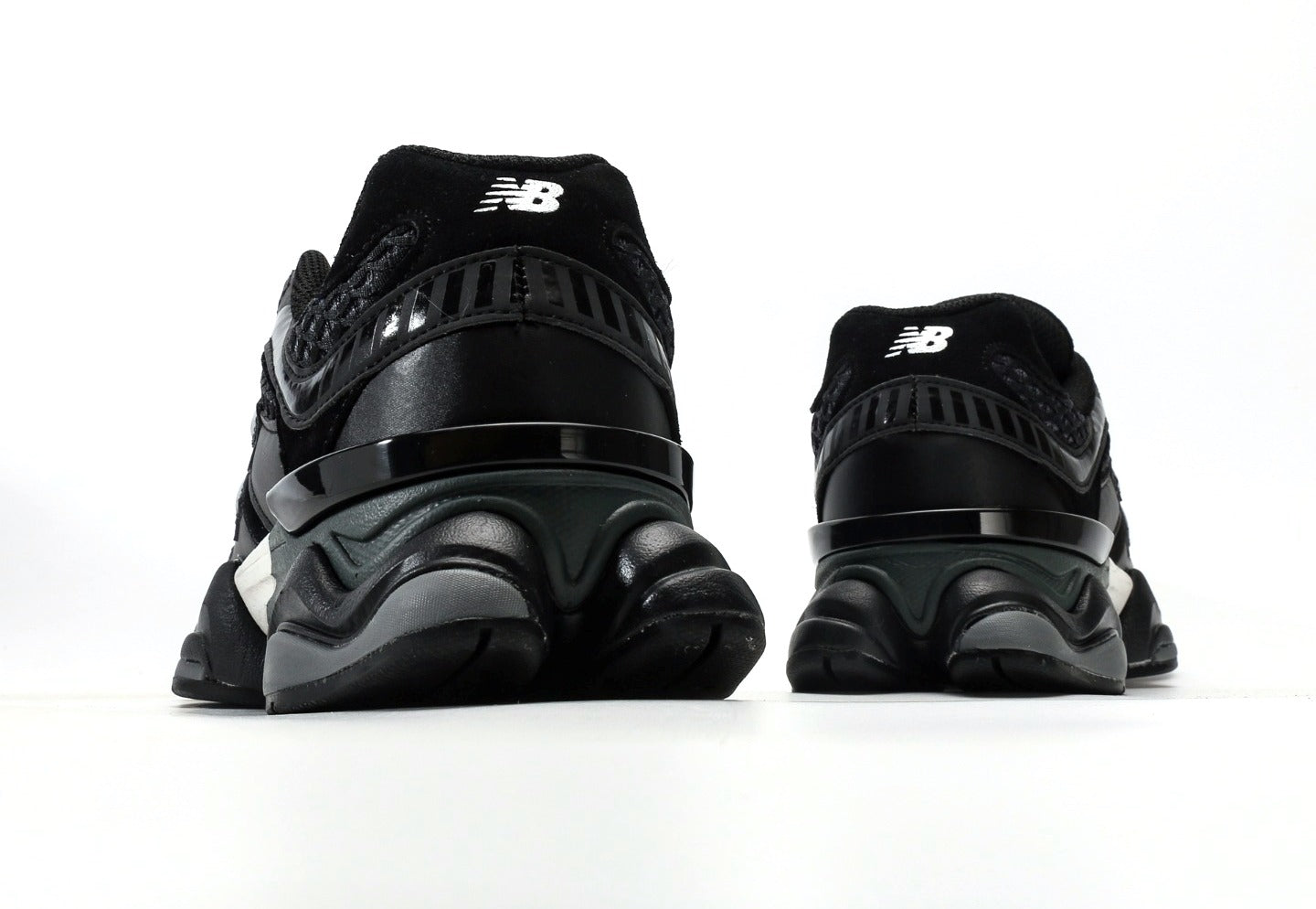New Balance 9060 Shoe Palace Black Silver