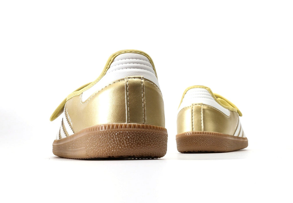 Samba Jane Gold Metallic White