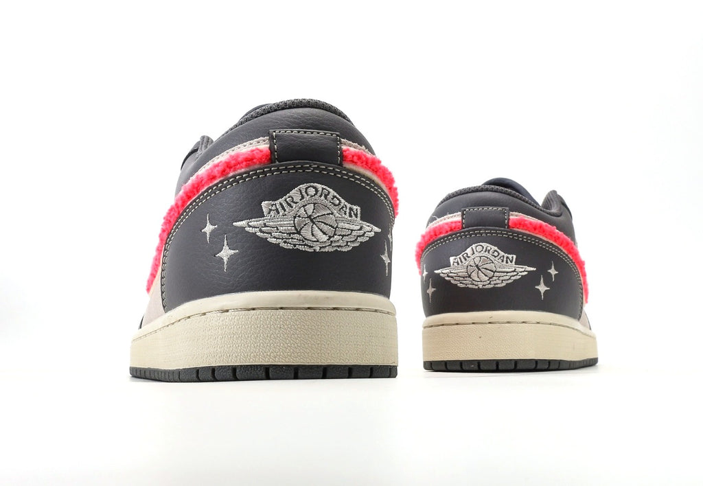 Air Jordan 1 Low Light Graphite Hot Punch