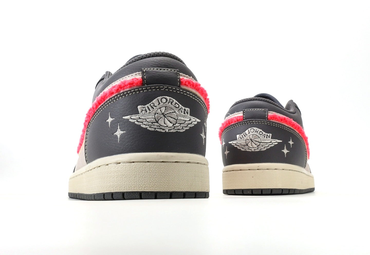 Air Jordan 1 Low Light Graphite Hot Punch
