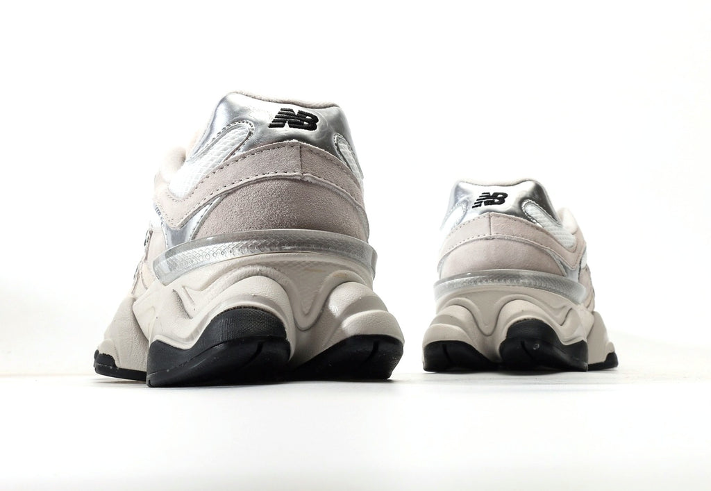 New Balance 9060 White Black Metallic Silver