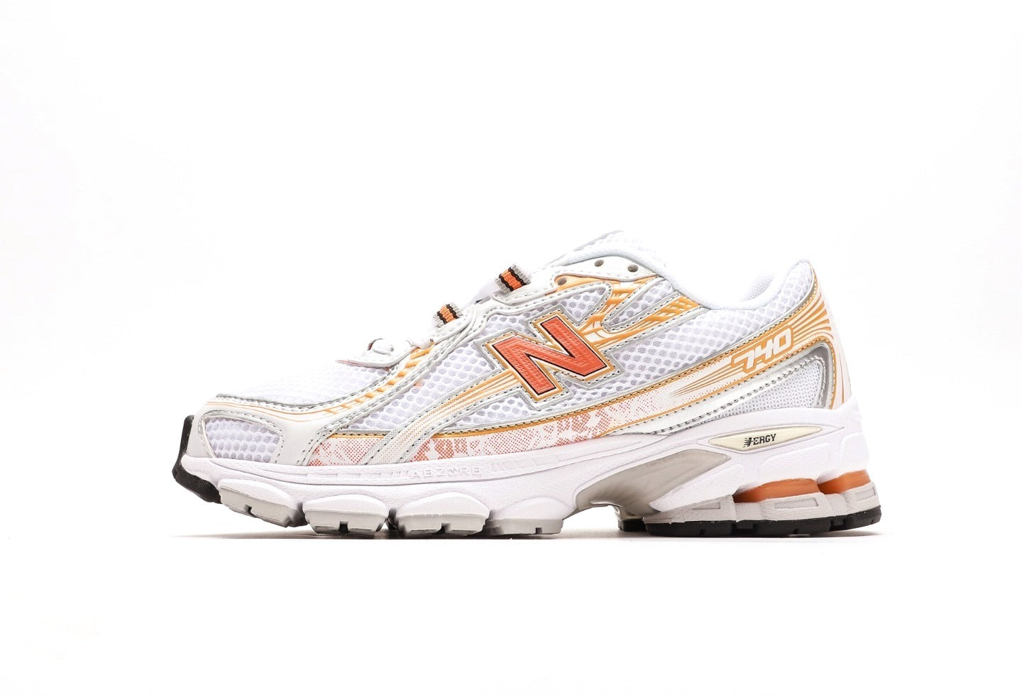 New Balance 740 Orange Blanche