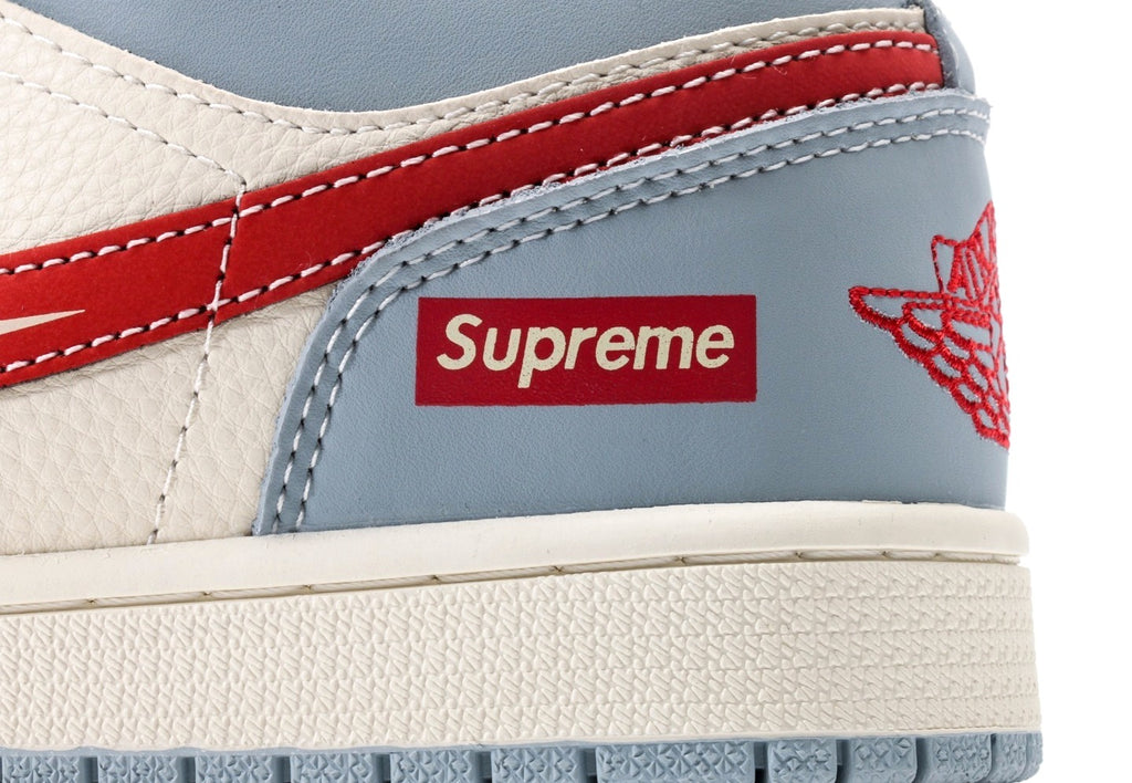 Custom Air Jordan 1 Low x Supreme