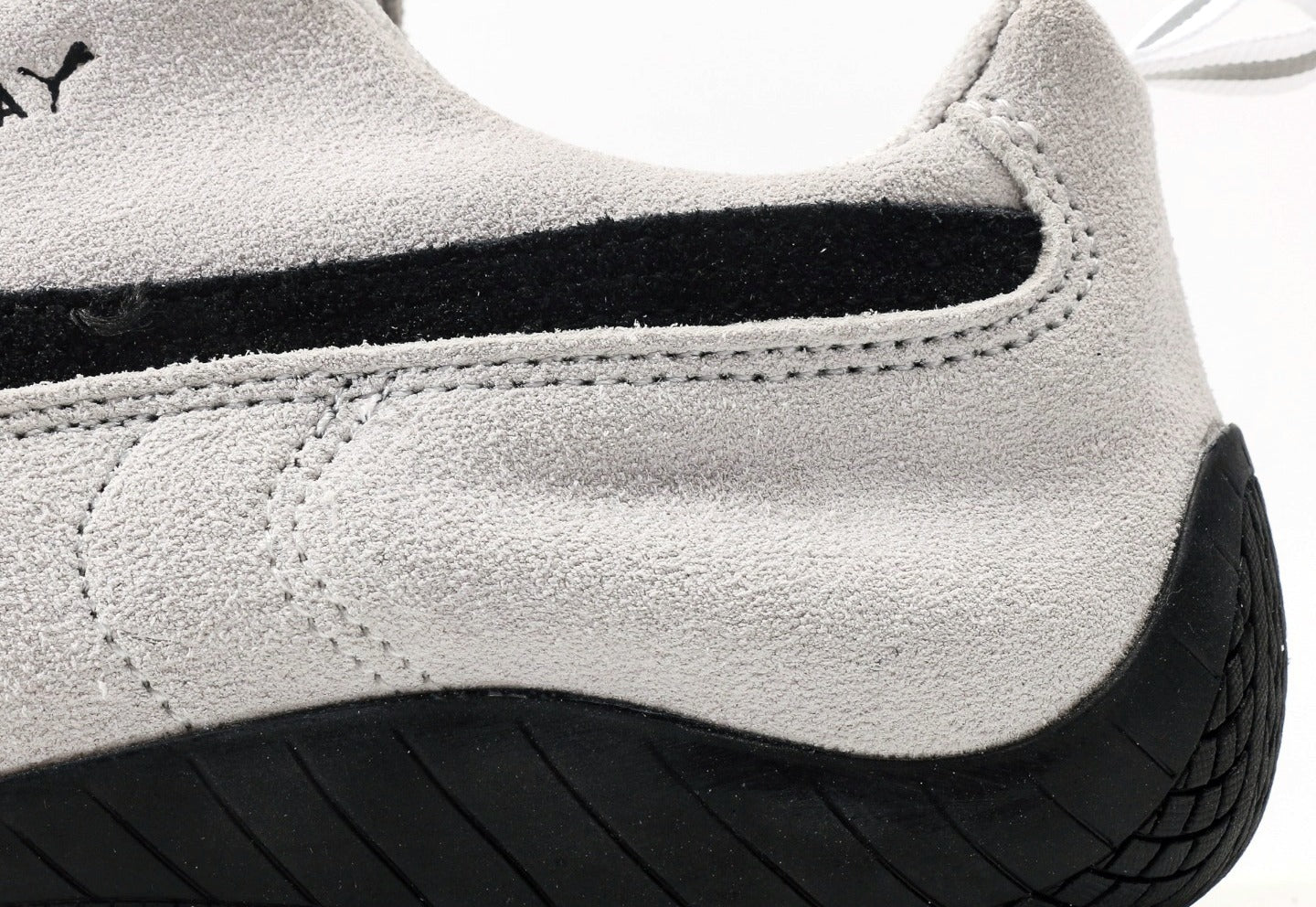 Balenciaga x Puma Speedcat Suede Distressed White Black