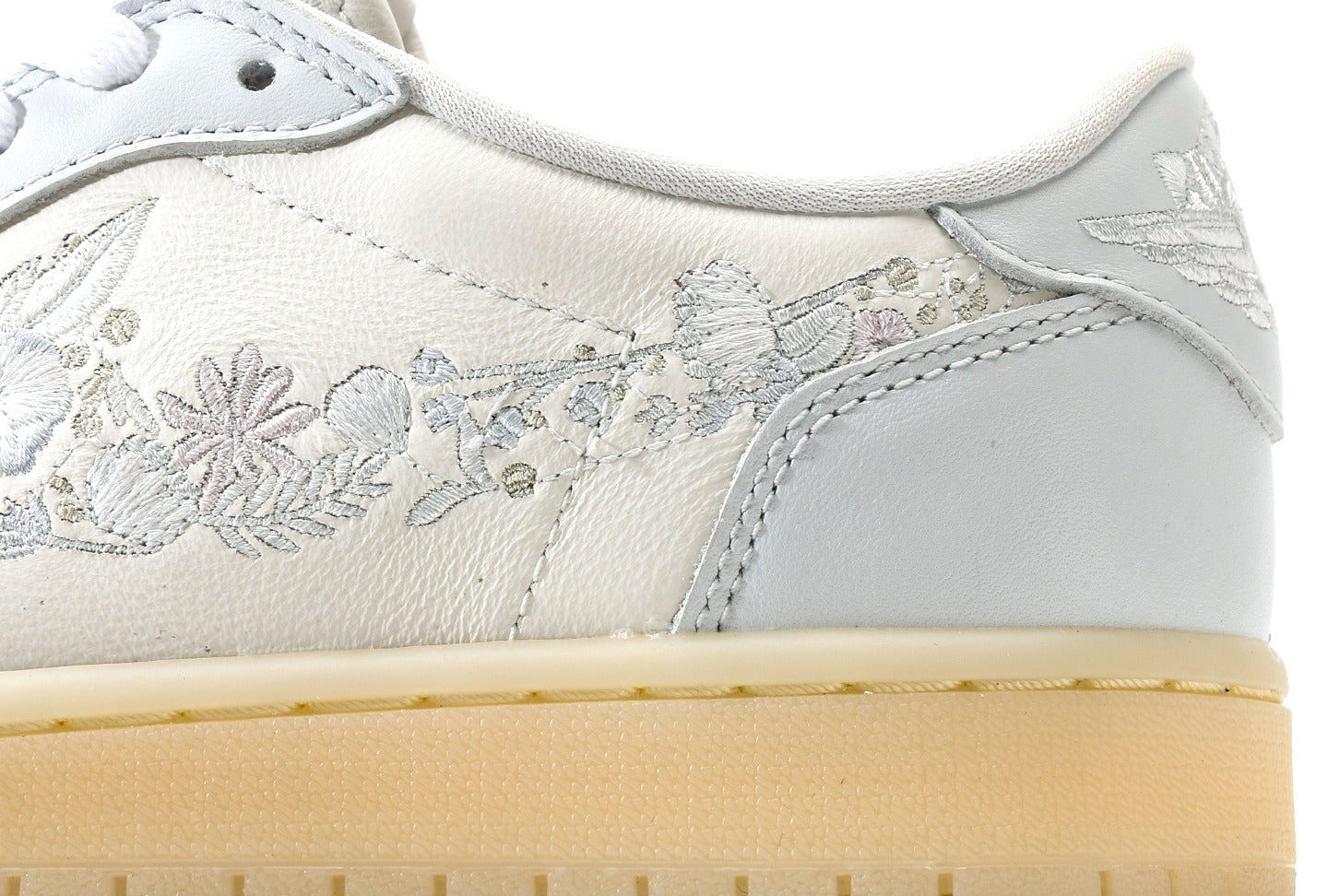 Air Jordan 1 Retro Low OG "Sail / Floral Swoosh"
