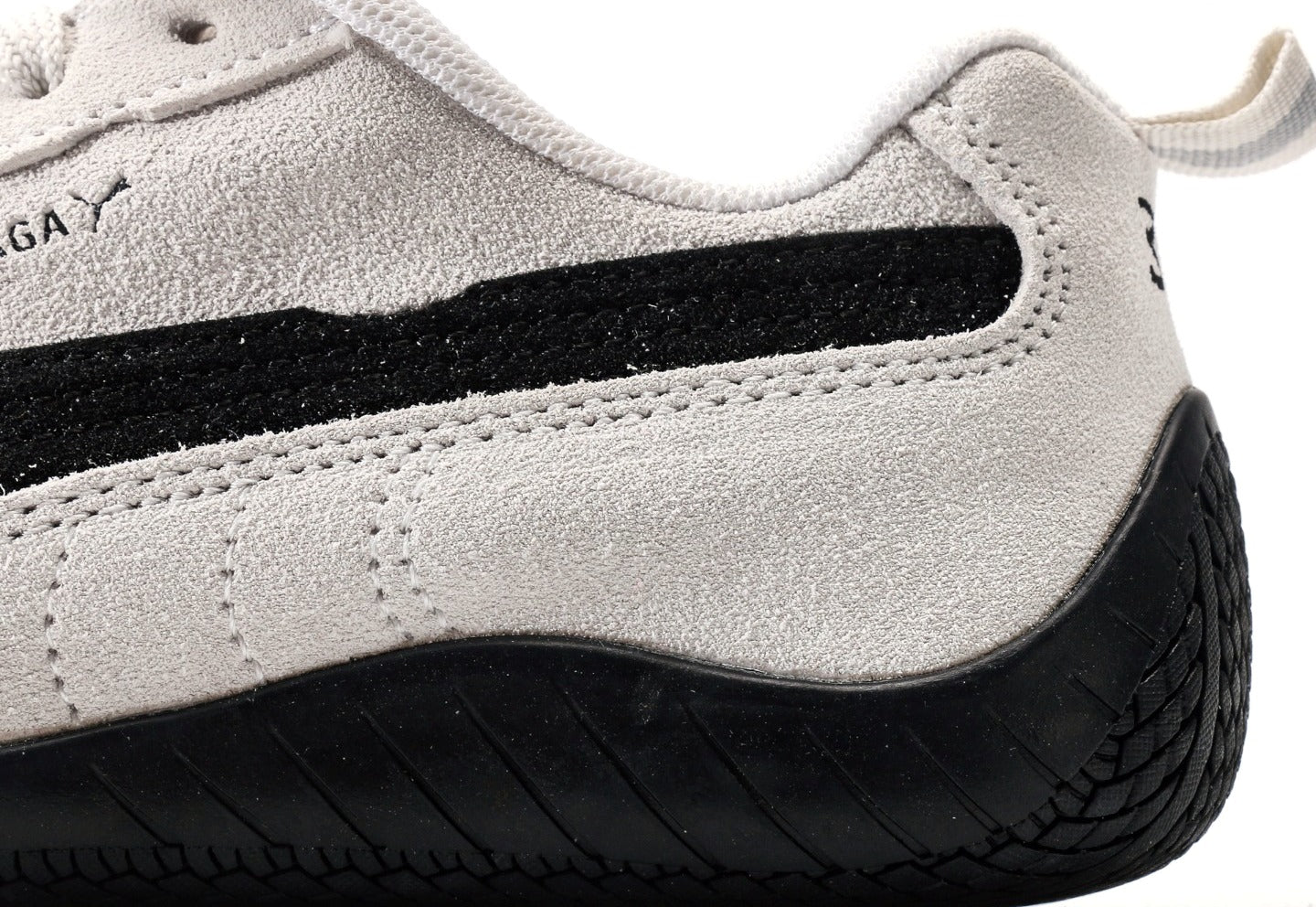 Balenciaga x Puma Speedcat Suede Distressed White